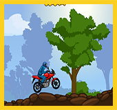العاب ركوب الدراجة في الغابة